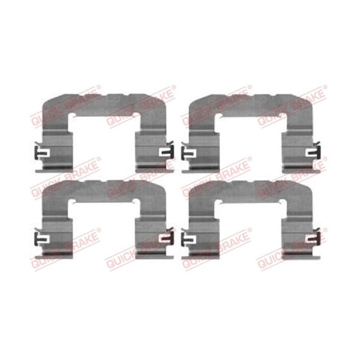 Priedų komplektas, diskinių stabdžių trinkelės QUICK BRAKE 109-0017