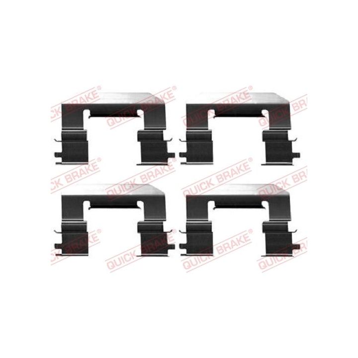 Priedų komplektas, diskinių stabdžių trinkelės QUICK BRAKE 109-0023