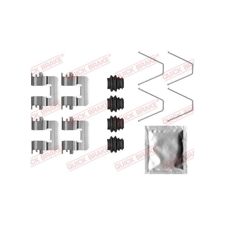 Priedų komplektas, diskinių stabdžių trinkelės QUICK BRAKE 109-0046