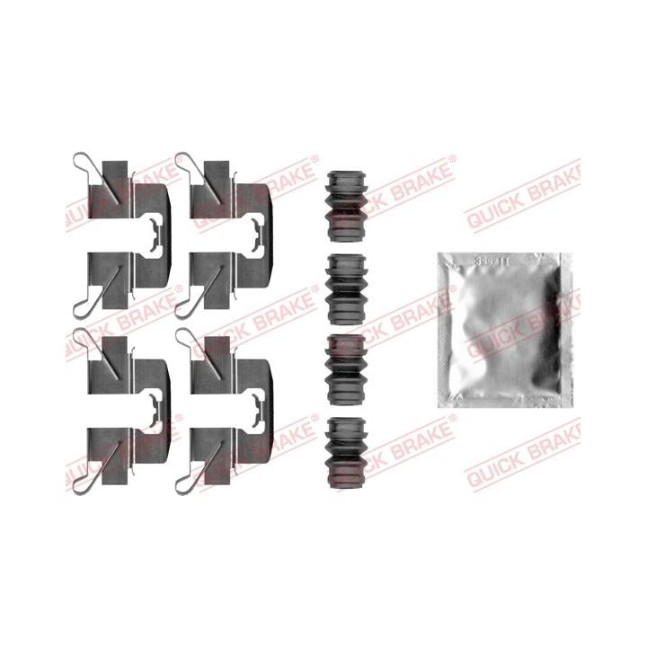 Priedų komplektas, diskinių stabdžių trinkelės QUICK BRAKE 109-0047