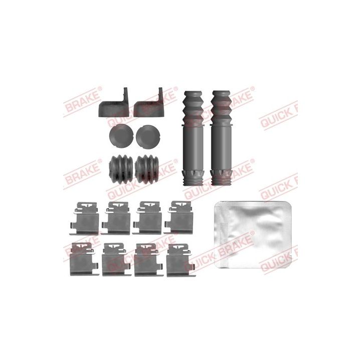 Priedų komplektas, diskinių stabdžių trinkelės QUICK BRAKE 109-0159