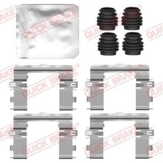 Priedų komplektas, diskinių stabdžių trinkelės QUICK BRAKE 109-0196