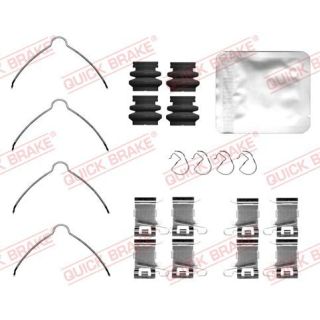 Priedų komplektas, diskinių stabdžių trinkelės QUICK BRAKE 109-0201