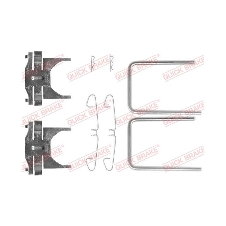 Priedų komplektas, diskinių stabdžių trinkelės QUICK BRAKE 109-0928