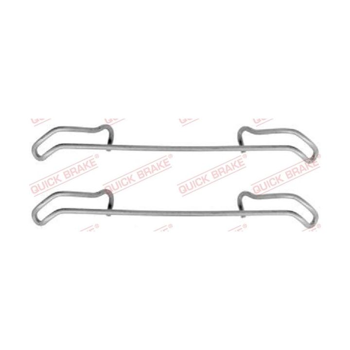 Priedų komplektas, diskinių stabdžių trinkelės QUICK BRAKE 109-1056