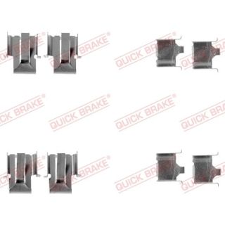 Priedų komplektas, diskinių stabdžių trinkelės QUICK BRAKE 109-1078