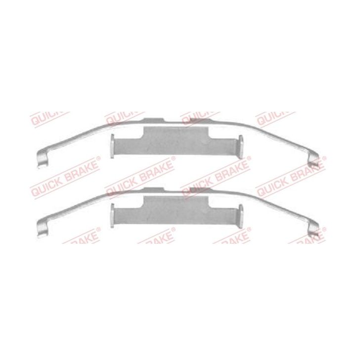 Priedų komplektas, diskinių stabdžių trinkelės QUICK BRAKE 109-1097