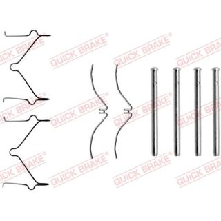 Priedų komplektas, diskinių stabdžių trinkelės QUICK BRAKE 109-1124