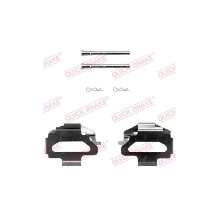 Priedų komplektas, diskinių stabdžių trinkelės QUICK BRAKE 109-1141