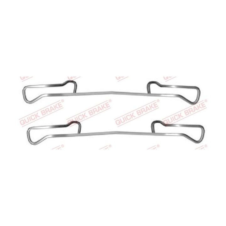 Priedų komplektas, diskinių stabdžių trinkelės QUICK BRAKE 109-1150