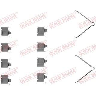 Priedų komplektas, diskinių stabdžių trinkelės QUICK BRAKE 109-1166