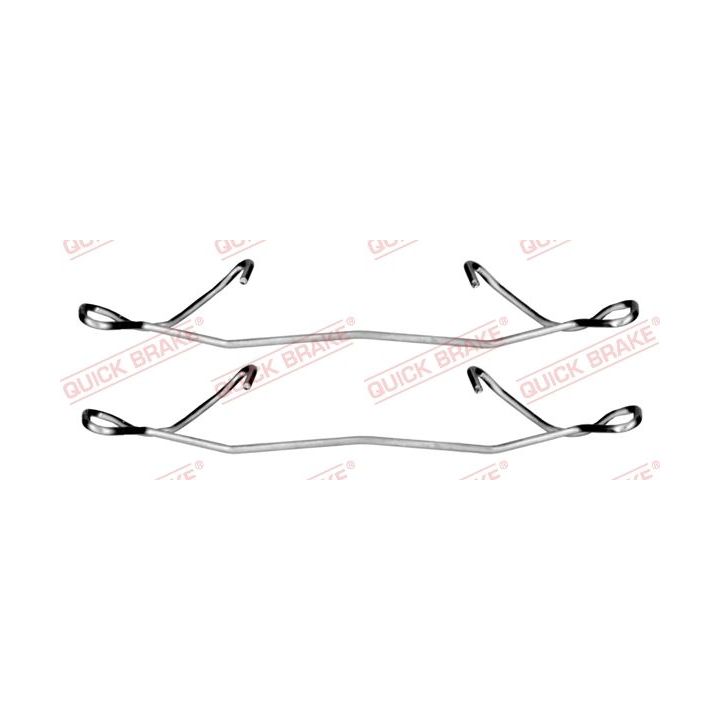 Priedų komplektas, diskinių stabdžių trinkelės QUICK BRAKE 109-1180