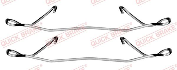 Priedų komplektas, diskinių stabdžių trinkelės QUICK BRAKE 109-1180