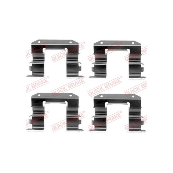 Priedų komplektas, diskinių stabdžių trinkelės QUICK BRAKE 109-1182