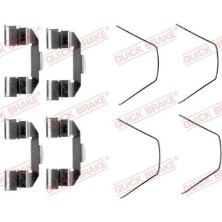 Priedų komplektas, diskinių stabdžių trinkelės QUICK BRAKE 109-1607