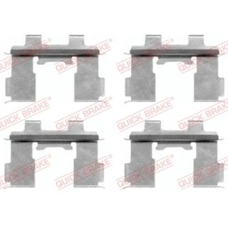 Priedų komplektas, diskinių stabdžių trinkelės QUICK BRAKE 109-1630