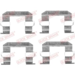 Priedų komplektas, diskinių stabdžių trinkelės QUICK BRAKE 109-1645