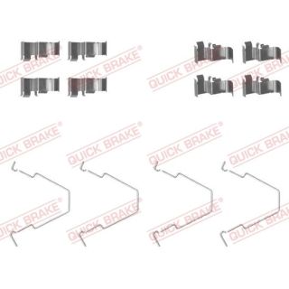 Priedų komplektas, diskinių stabdžių trinkelės QUICK BRAKE 109-1652