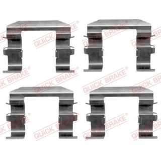 Priedų komplektas, diskinių stabdžių trinkelės QUICK BRAKE 109-1664