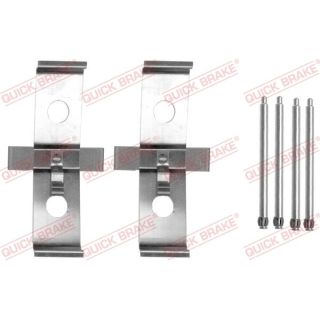 Priedų komplektas, diskinių stabdžių trinkelės QUICK BRAKE 109-1674
