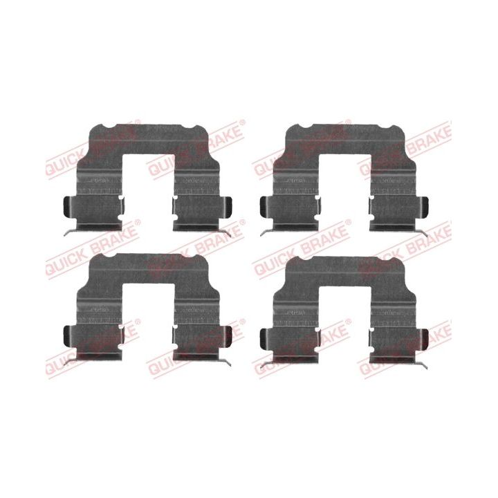 Priedų komplektas, diskinių stabdžių trinkelės QUICK BRAKE 109-1690