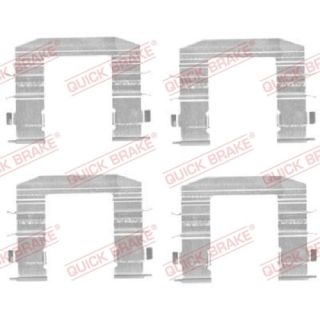 Priedų komplektas, diskinių stabdžių trinkelės QUICK BRAKE 109-1708