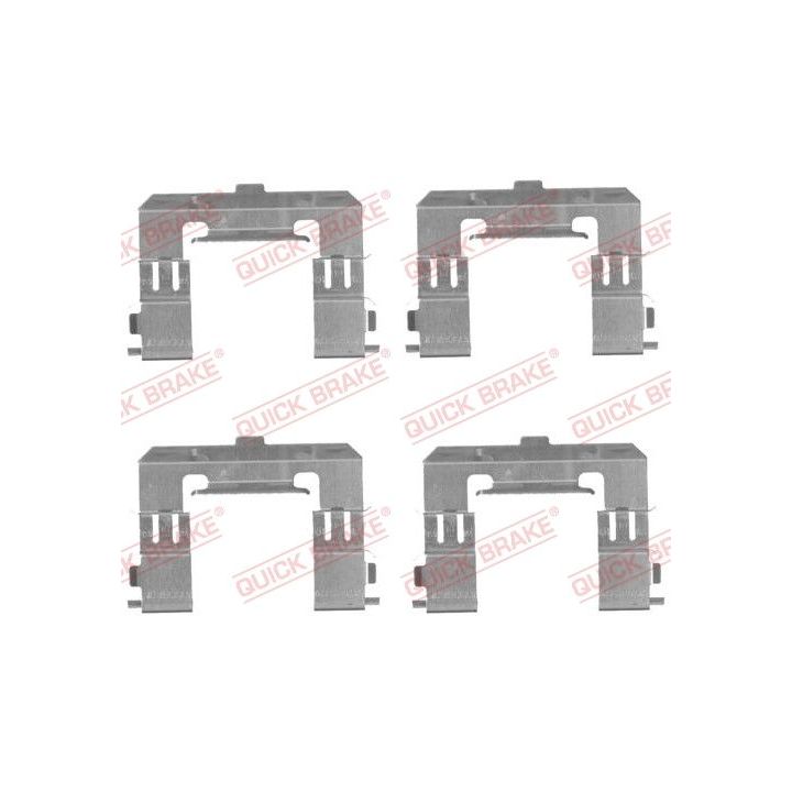 Priedų komplektas, diskinių stabdžių trinkelės QUICK BRAKE 109-1715