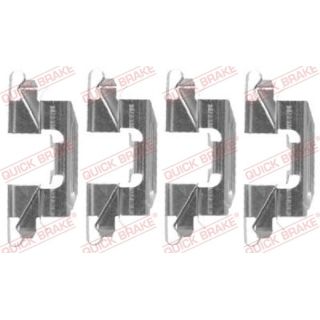 Priedų komplektas, diskinių stabdžių trinkelės QUICK BRAKE 109-1720