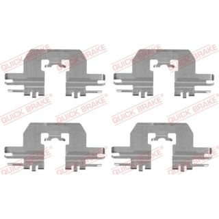 Priedų komplektas, diskinių stabdžių trinkelės QUICK BRAKE 109-1724