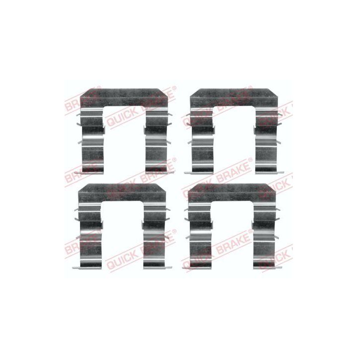 Priedų komplektas, diskinių stabdžių trinkelės QUICK BRAKE 109-1735