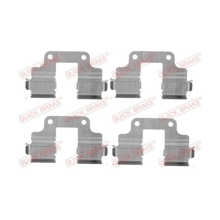 Priedų komplektas, diskinių stabdžių trinkelės QUICK BRAKE 109-1739