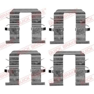 Priedų komplektas, diskinių stabdžių trinkelės QUICK BRAKE 109-1746