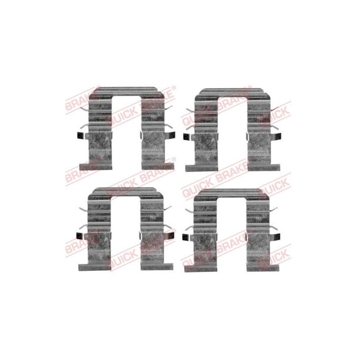 Priedų komplektas, diskinių stabdžių trinkelės QUICK BRAKE 109-1746
