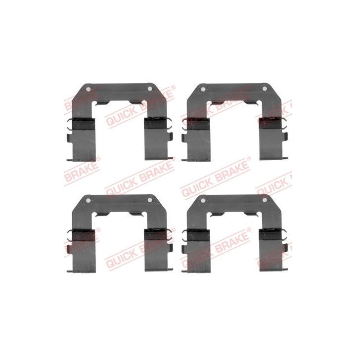 Priedų komplektas, diskinių stabdžių trinkelės QUICK BRAKE 109-1767