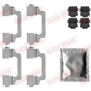 Priedų komplektas, diskinių stabdžių trinkelės QUICK BRAKE 109-1821