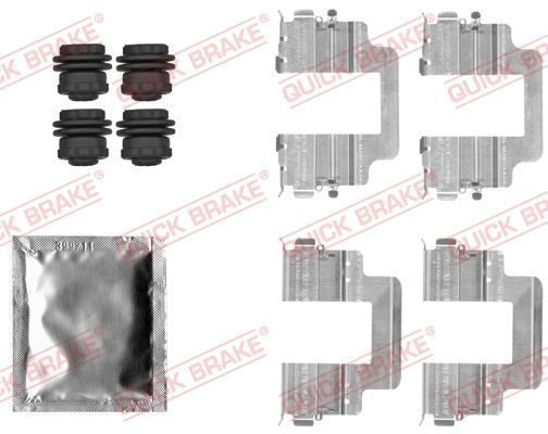 Priedų komplektas, diskinių stabdžių trinkelės QUICK BRAKE 109-1822