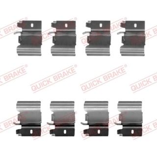 Priedų komplektas, diskinių stabdžių trinkelės QUICK BRAKE 109-1823