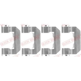 Priedų komplektas, diskinių stabdžių trinkelės QUICK BRAKE 109-1824