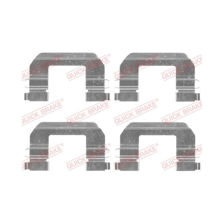 Priedų komplektas, diskinių stabdžių trinkelės QUICK BRAKE 109-1825