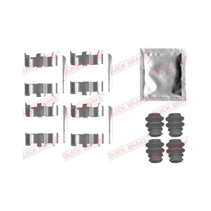 Priedų komplektas, diskinių stabdžių trinkelės QUICK BRAKE 109-1831