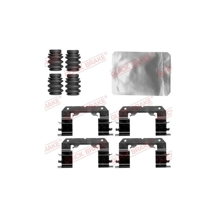 Priedų komplektas, diskinių stabdžių trinkelės QUICK BRAKE 109-1866