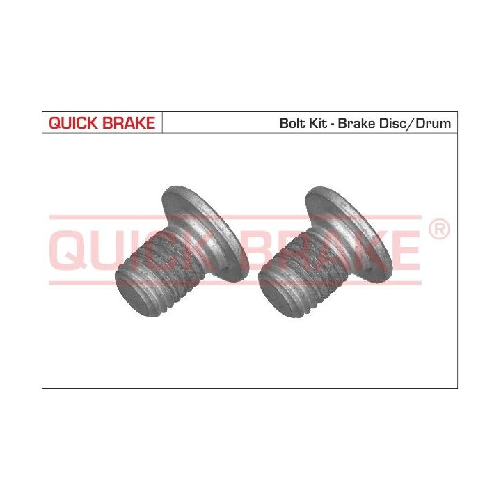 Varžtų komplektas, stabdžių diskas QUICK BRAKE 11661K