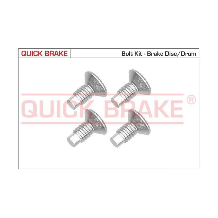 Varžtų komplektas, stabdžių diskas QUICK BRAKE 11663K