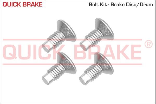 Varžtų komplektas, stabdžių diskas QUICK BRAKE 11663K