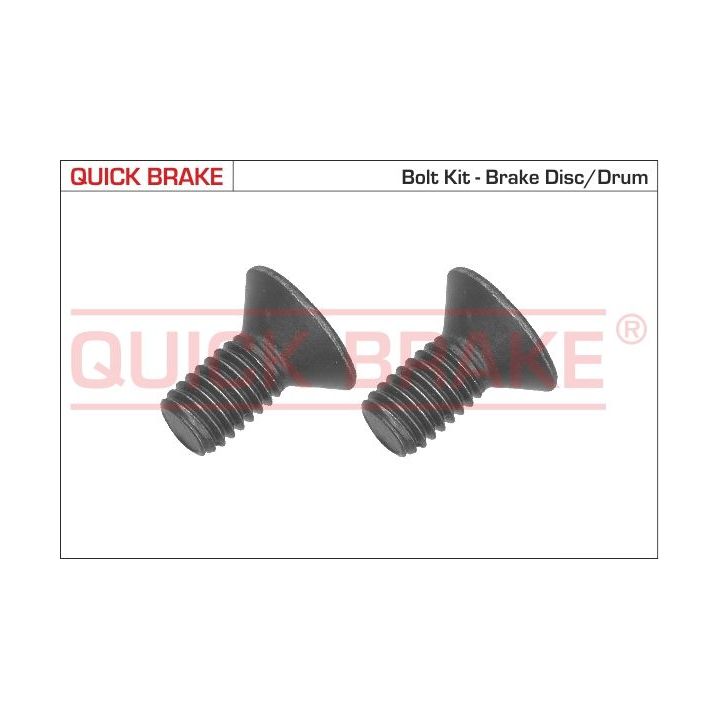 Varžtų komplektas, stabdžių diskas QUICK BRAKE 11665K