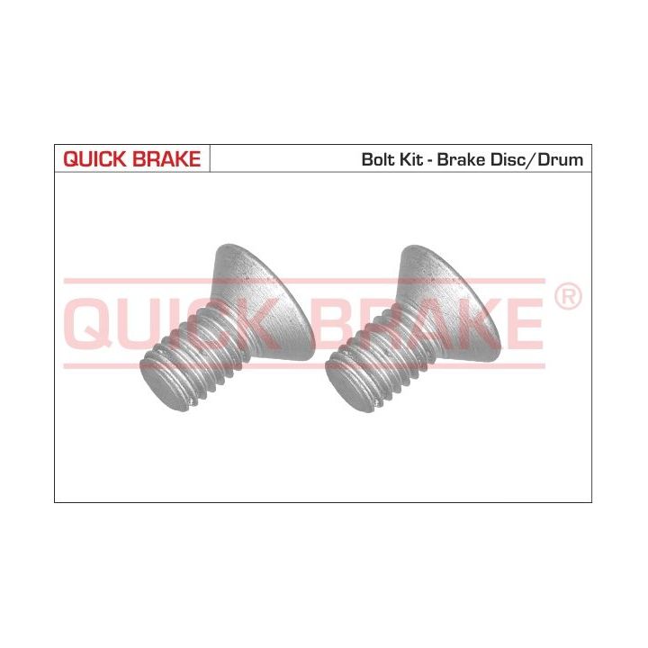 Varžtų komplektas, stabdžių diskas QUICK BRAKE 11669K