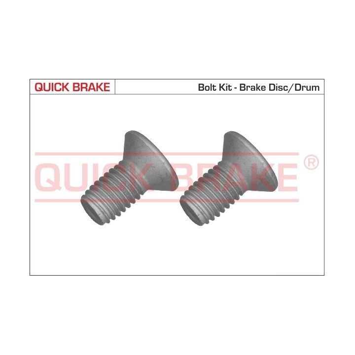 Varžtų komplektas, stabdžių diskas QUICK BRAKE 11670K