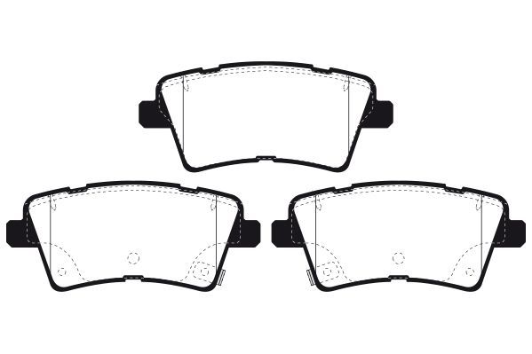 Stabdžių trinkelių rinkinys, diskinis stabdys RAICAM RA.1159.0