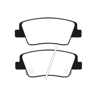 Stabdžių trinkelių rinkinys, diskinis stabdys RAICAM RA.1383.0