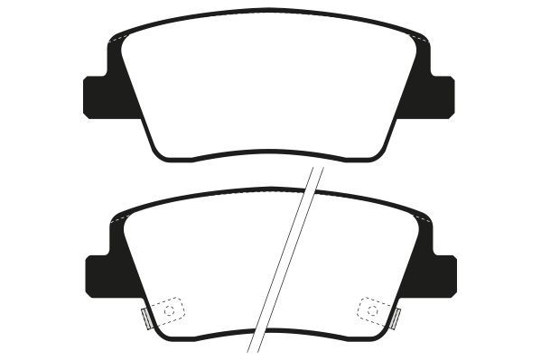 Stabdžių trinkelių rinkinys, diskinis stabdys RAICAM RA.1383.0